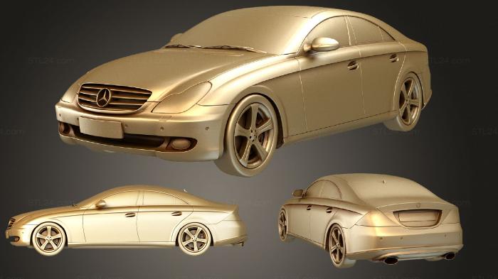 Автомобили и транспорт (Мерседес, CARS_2430) 3D модель для ЧПУ станка